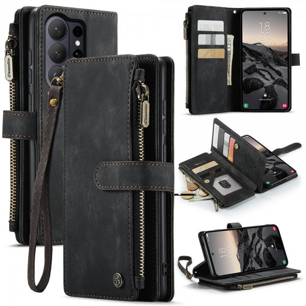 CaseMe Samsung Galaxy S26 Ultra Kotelo C30-sarja Musta