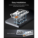 Spigen Samsung Galaxy S26 Ultra Kameran suojaus GLAS.tR EZ Fit Optik Pro 2-pakkaus Musta