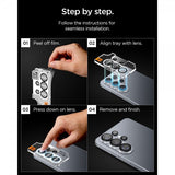 Spigen Samsung Galaxy S26 Ultra Kameran suojaus GLAS.tR EZ Fit Optik Pro 2-pakkaus Musta