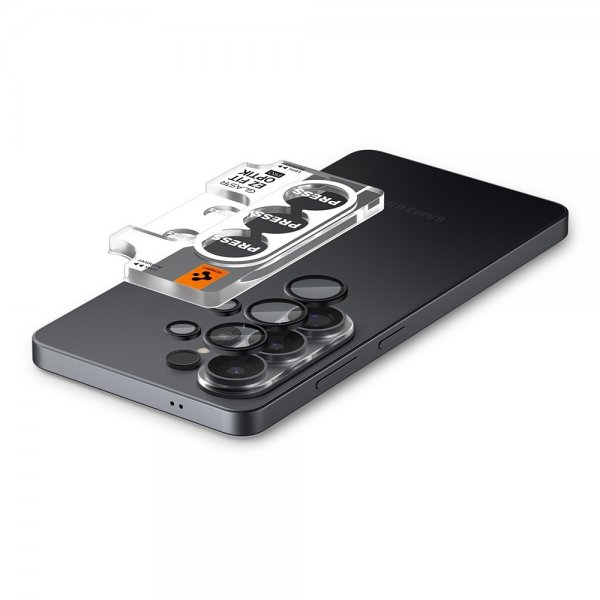 Spigen Samsung Galaxy S26 Ultra Kameran suojaus GLAS.tR EZ Fit Optik Pro 2-pakkaus Musta