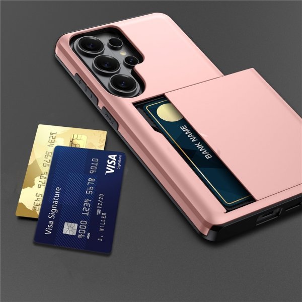 Samsung Galaxy S26 Ultra Kuoret Card Slide Sininen