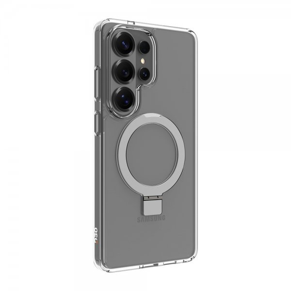 dbramante1928 Samsung Galaxy S26 Ultra -kuori Iceland Ultra Magnet Kickstand Läpinäkyvä