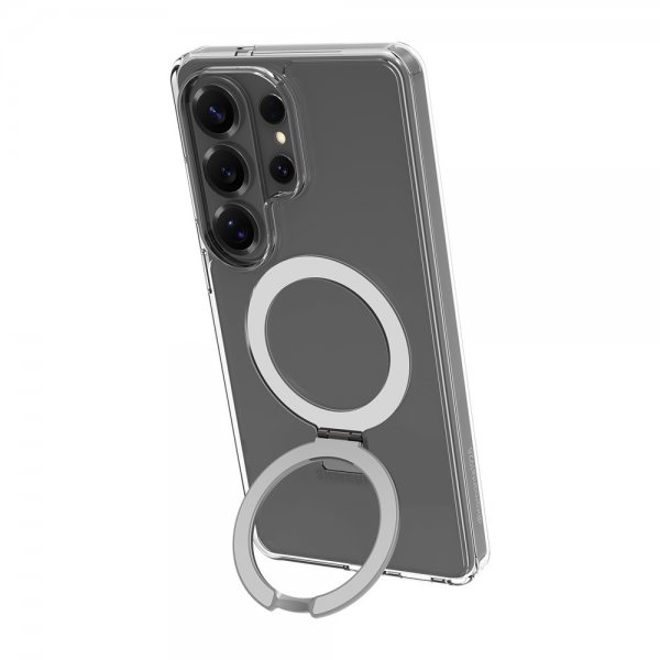 dbramante1928 Samsung Galaxy S26 Ultra -kuori Iceland Ultra Magnet Kickstand Läpinäkyvä