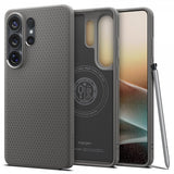 Spigen Samsung Galaxy S26 Ultra -kuori Liquid Air MagFit Marble Gray