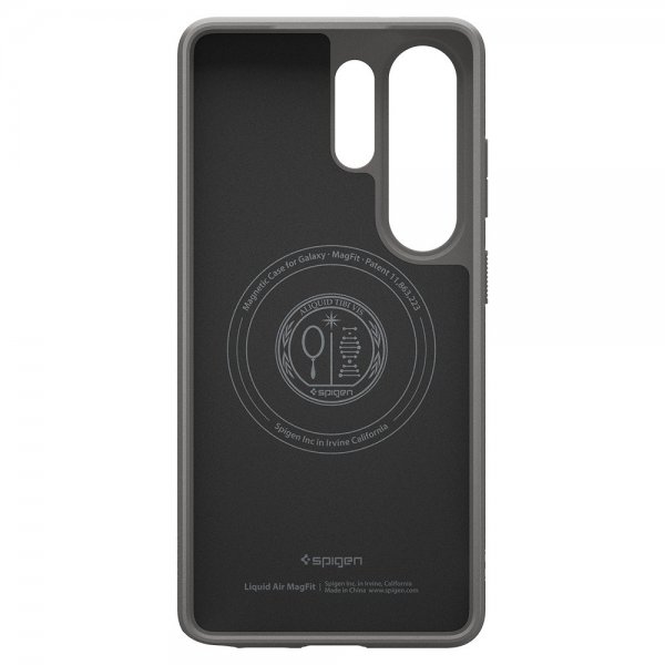 Spigen Samsung Galaxy S26 Ultra -kuori Liquid Air MagFit Marble Gray