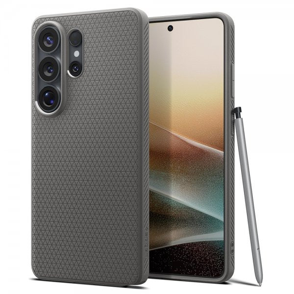 Spigen Samsung Galaxy S26 Ultra Kuori Liquid Air Marble Gray