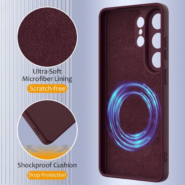 Samsung Galaxy S26 Ultra Kuori hihnalla Silikoni MagSafe Punainen