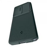 Spigen Samsung Galaxy S26 Ultra Optik Armor Abyss Green -suojakuori