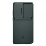 Spigen Samsung Galaxy S26 Ultra Optik Armor Abyss Green -suojakuori