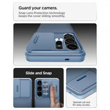 Spigen Samsung Galaxy S26 Ultra -suojakuori Optik Armor vaaleansininen