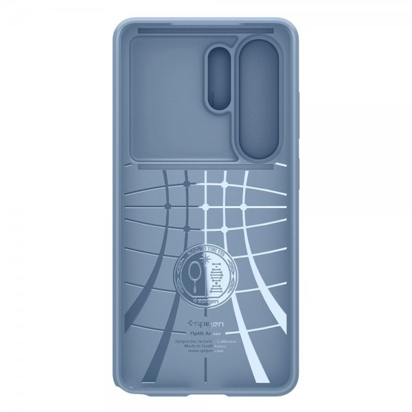 Spigen Samsung Galaxy S26 Ultra -suojakuori Optik Armor vaaleansininen