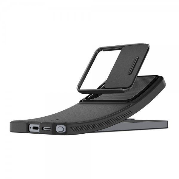 Spigen Samsung Galaxy S26 Ultra Optik Armor -suojakuori, musta
