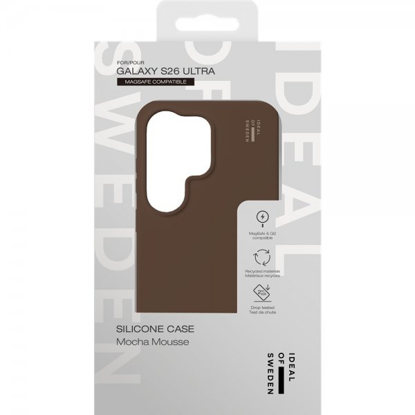 Ideal of Sweden Samsung Galaxy S26 Ultra Kuoret Silikonisuojus MagSafe Mocha Mousse