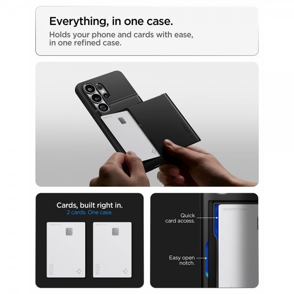 Spigen Samsung Galaxy S26 Ultra Kuori Slim Armor CS Musta