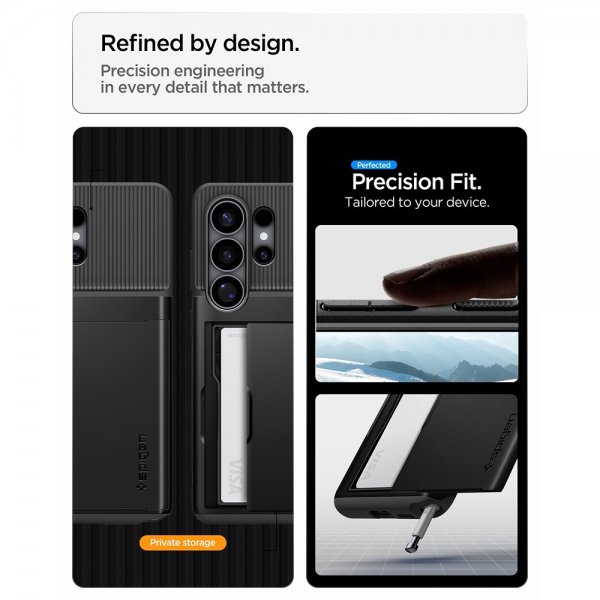Spigen Samsung Galaxy S26 Ultra Kuori Slim Armor CS Musta