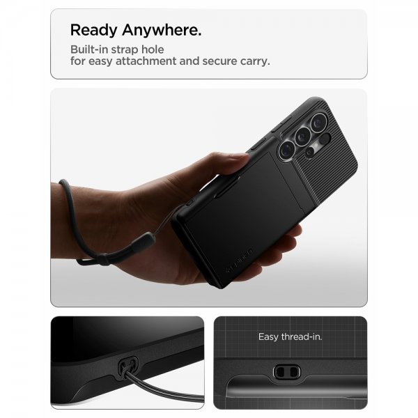 Spigen Samsung Galaxy S26 Ultra Kuori Slim Armor CS Musta