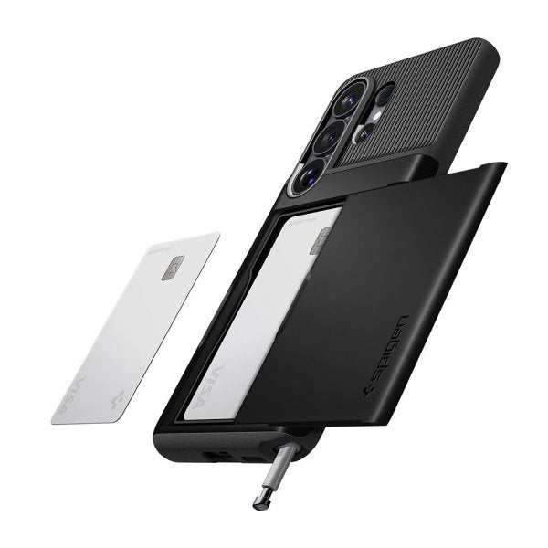 Spigen Samsung Galaxy S26 Ultra Kuori Slim Armor CS Musta