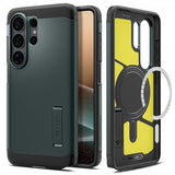 Spigen Samsung Galaxy S26 Ultra -suojakuori Tough Armor MagFit Abyss Green