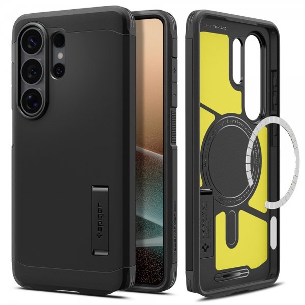 Spigen Samsung Galaxy S26 Ultra -suojakuori Tough Armor MagFit, musta