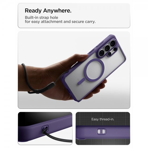 Spigen Samsung Galaxy S26 Ultra Kuori Ultra Hybrid MagFit Deep Purple