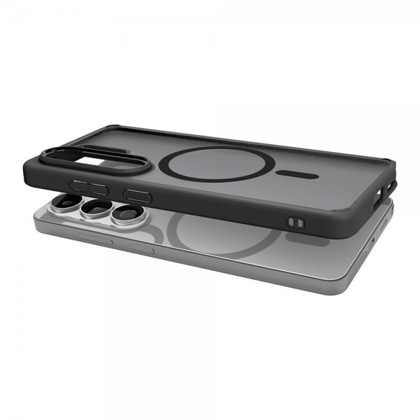Spigen Samsung Galaxy S26 Ultra -suojakuori Ultra Hybrid MagFit Frost Black