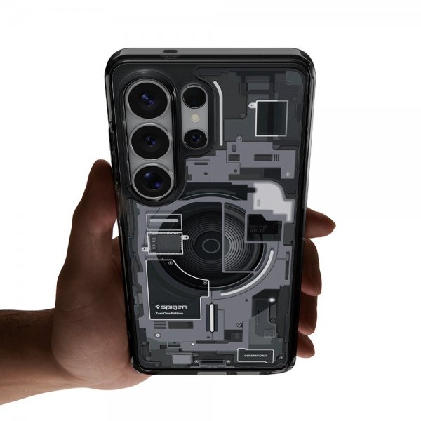 Spigen Samsung Galaxy S26 Ultra -suojakuori Ultra Hybrid MagFit Zero One Musta