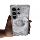 Spigen Samsung Galaxy S26 Ultra -suojakuori Ultra Hybrid MagFit Zero One valkoinen