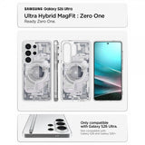 Spigen Samsung Galaxy S26 Ultra -suojakuori Ultra Hybrid MagFit Zero One valkoinen