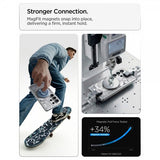 Spigen Samsung Galaxy S26 Ultra -suojakuori Ultra Hybrid MagFit Zero One valkoinen