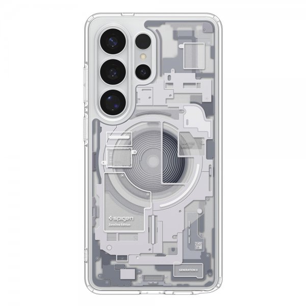 Spigen Samsung Galaxy S26 Ultra -suojakuori Ultra Hybrid MagFit Zero One valkoinen