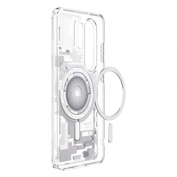 Spigen Samsung Galaxy S26 Ultra -suojakuori Ultra Hybrid MagFit Zero One valkoinen