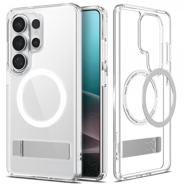 Spigen Samsung Galaxy S26 Ultra Kuori Ultra Hybrid S MagFit Clear White