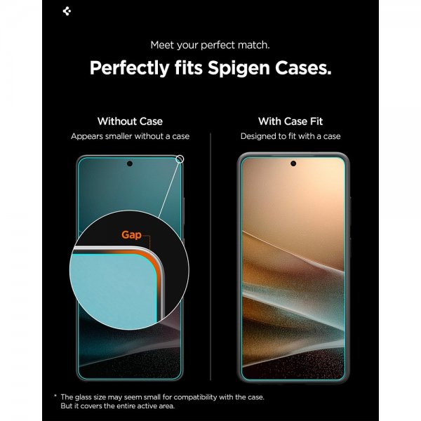 Spigen Samsung Galaxy S26 Ultra -näytönsuoja GLAS.tR EZ Fit Pro 2-pakkaus