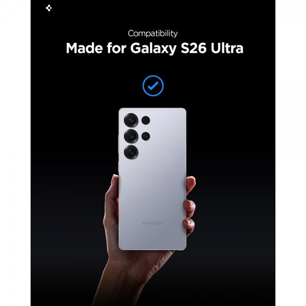 Spigen Samsung Galaxy S26 Ultra näytönsuoja GLAS.tR EZ Fit Pro Anti Reflection 2-pack