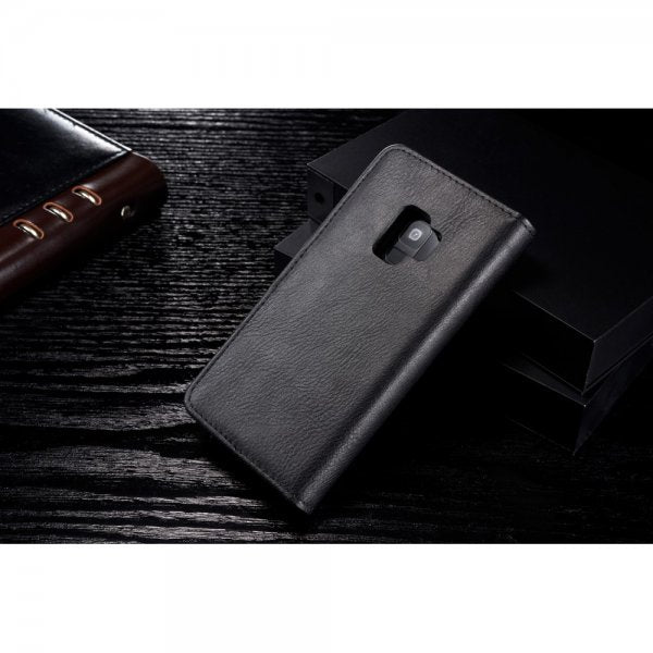 Dg.Ming Samsung Galaxy S9 Lompakkokotelo Irrotettava Kuori Musta