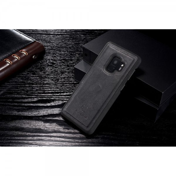 Dg.Ming Samsung Galaxy S9 Lompakkokotelo Irrotettava Kuori Musta