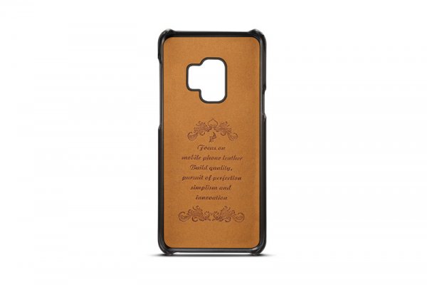 Samsung Galaxy S9 Kotelo, jossa kaksi korttipaikkaa, musta