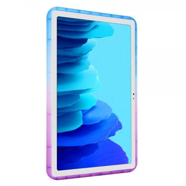 Samsung Galaxy Tab A7 Suojakuori Glitter Liukuvärjätty Sininen Violetti