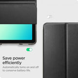 Spigen Samsung Galaxy Tab A9 Plus/Tab A11 Plus suojakotelo Smart Fold, musta