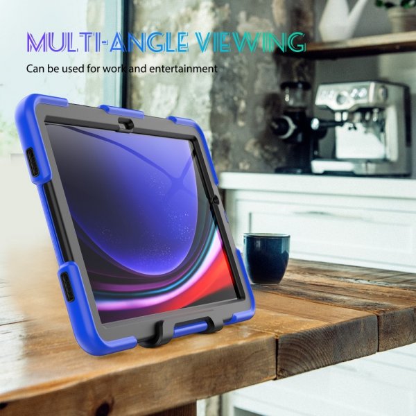 Samsung Galaxy Tab A9 Plus/Tab A11 Plus Kuori Heavy Duty Armor Sininen