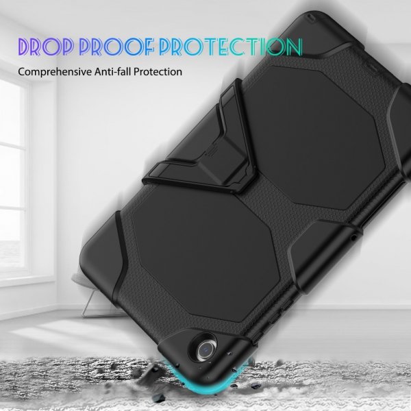 Samsung Galaxy Tab A9 Plus/Tab A11 Plus Kuori Heavy Duty Armor Musta