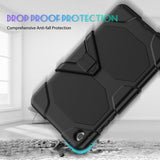 Samsung Galaxy Tab A9 Plus/Tab A11 Plus Kuori Heavy Duty Armor Musta
