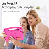 Dux Ducis Samsung Galaxy Tab A9 Plus -suojakotelo Panda Magenta