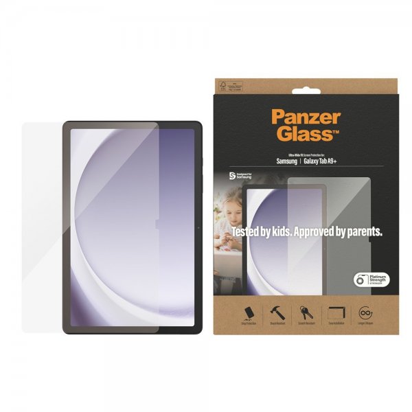 PanzerGlass Samsung Galaxy Tab A9 Plus -näytönsuoja Ultra-Wide Fit