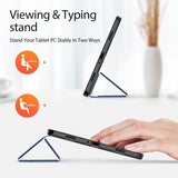 Dux Ducis Samsung Galaxy Tab A9 Plus -kotelo, DOMO-sarja, sininen