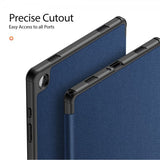 Dux Ducis Samsung Galaxy Tab A9 Plus -kotelo, DOMO-sarja, sininen