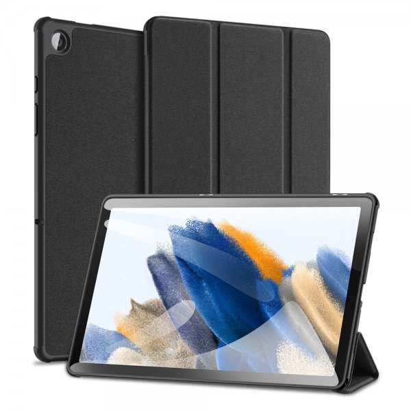 Dux Ducis Samsung Galaxy Tab A9 Plus -kotelo, DOMO-sarja, musta