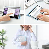 Dux Ducis Samsung Galaxy Tab A9 Plus -kotelo, TOBY Series, sininen