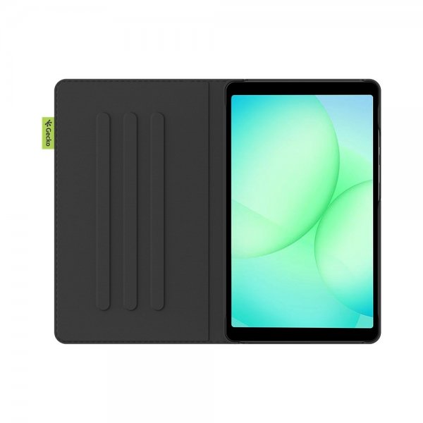 Gecko Covers Samsung Galaxy Tab A9/Tab A11 -kotelo, kaktuskuvioinen, musta
