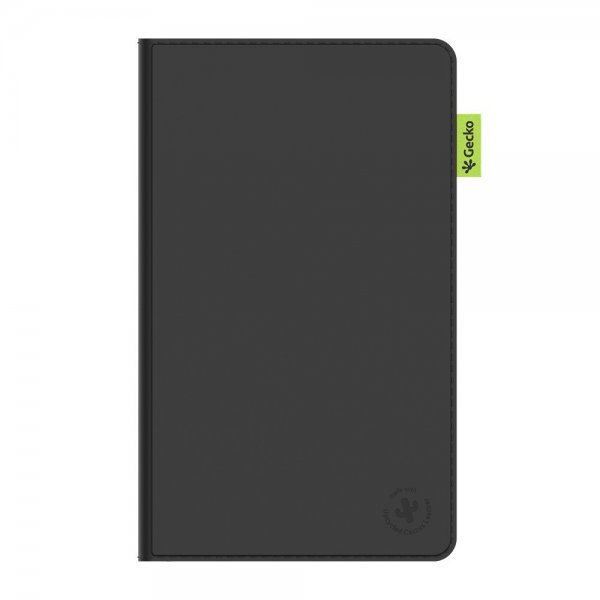 Gecko Covers Samsung Galaxy Tab A9/Tab A11 -kotelo, kaktuskuvioinen, musta